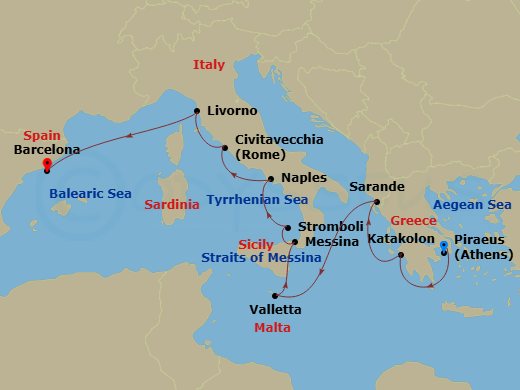 Cruise Map
