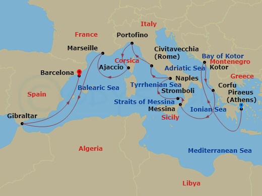 Cruise Map