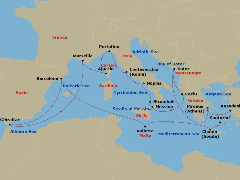 Cruise Map