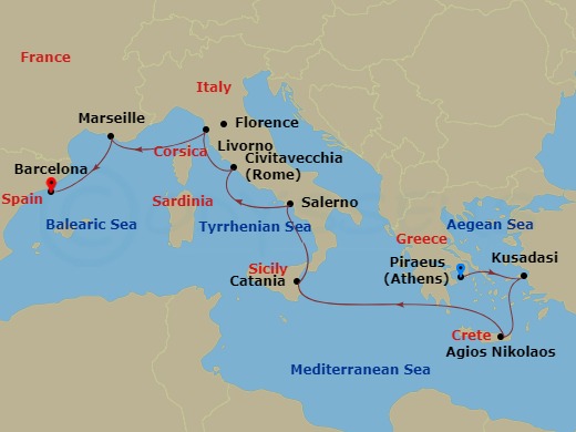 Cruise Map