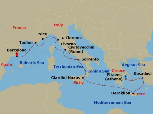 Cruise Map