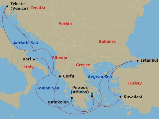 Cruise Map