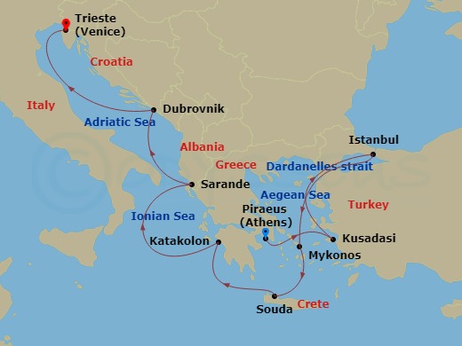 Cruise Map