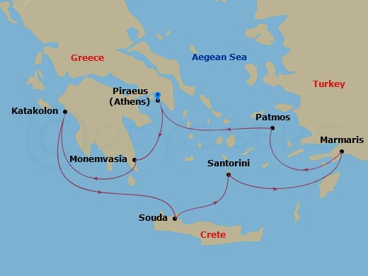 Cruise Map