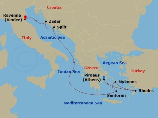 Cruise Map