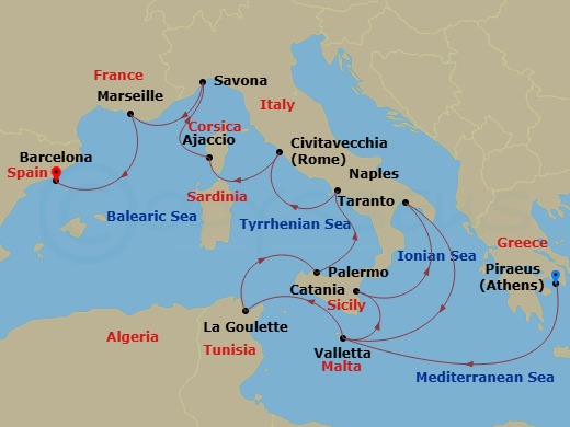 Cruise Map