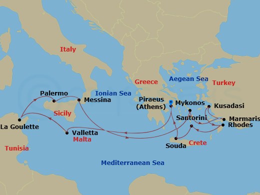 Cruise Map