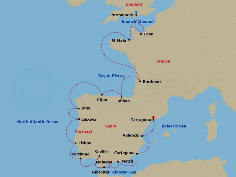 Cruise Map