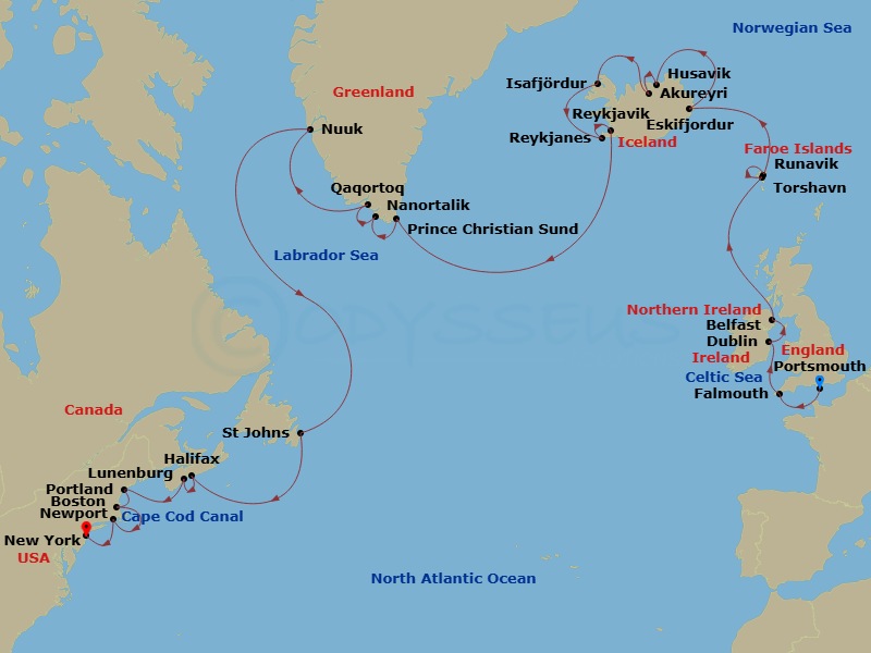 Cruise Map