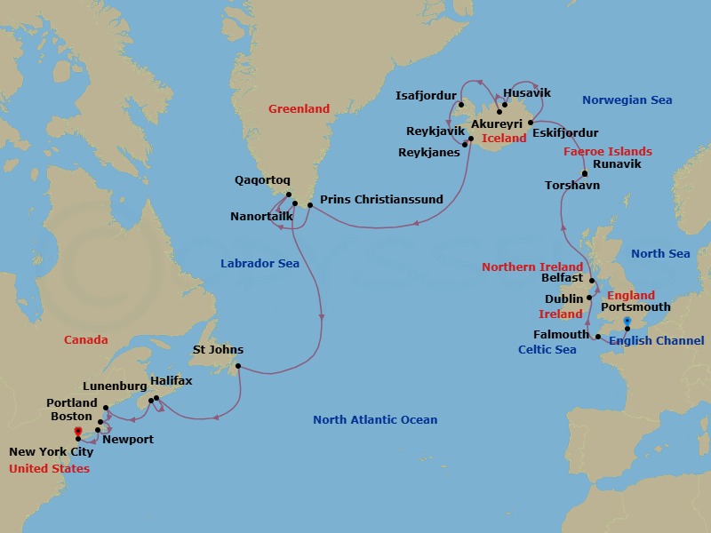 Cruise Map