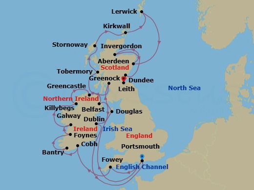 Cruise Map