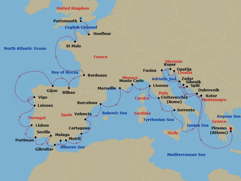 Cruise Map