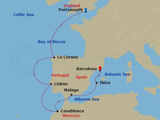 Cruise Map