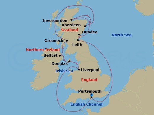 Cruise Map