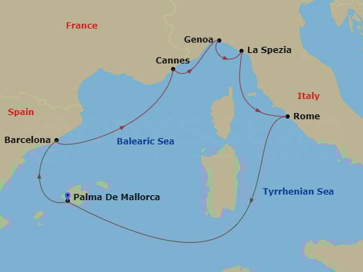 Cruise Map