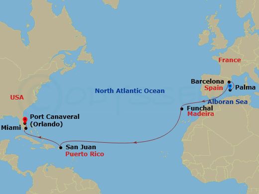 Cruise Map