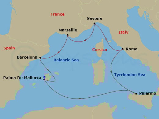 Cruise Map