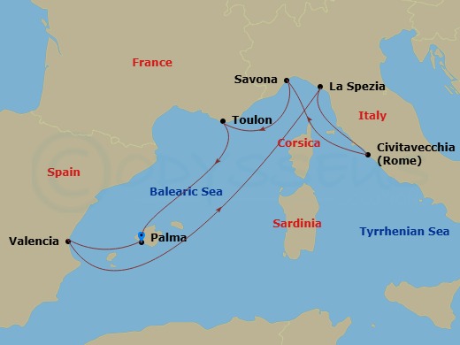 Cruise Map