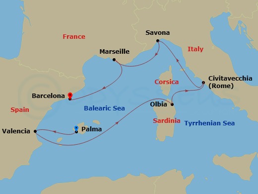 Cruise Map