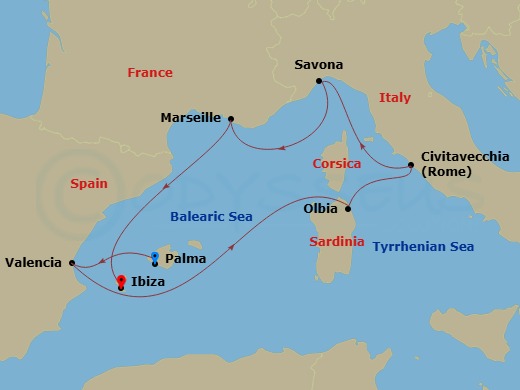 Cruise Map