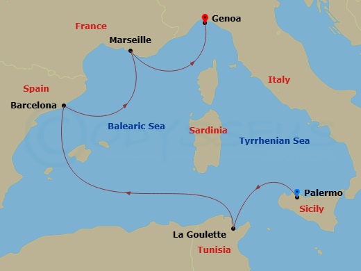 Cruise Map