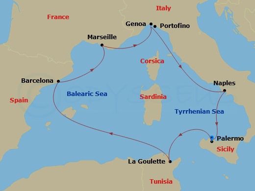 Cruise Map