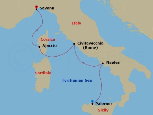 Cruise Map