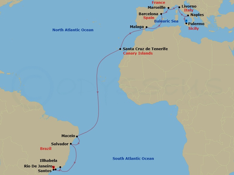 Cruise Map