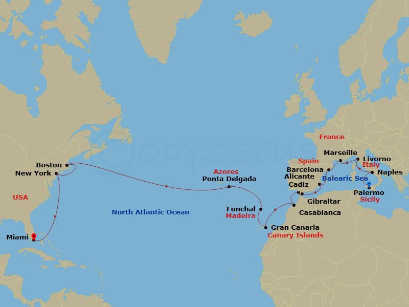 Cruise Map
