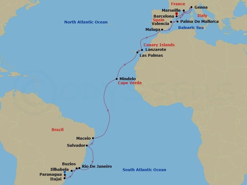 Cruise Map
