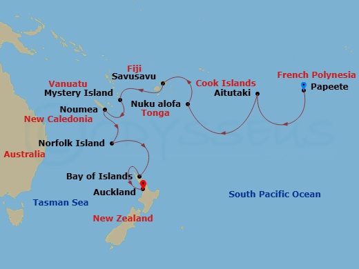 Cruise Map