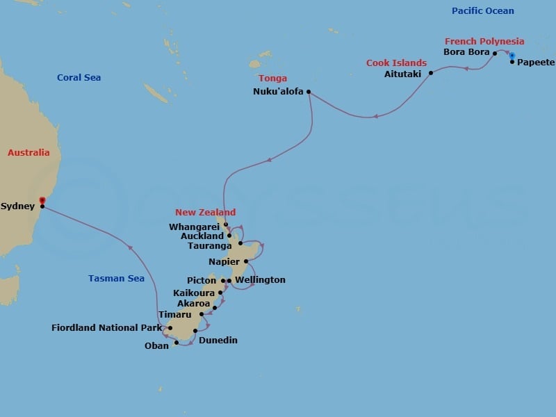 Cruise Map