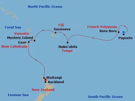 Cruise Map