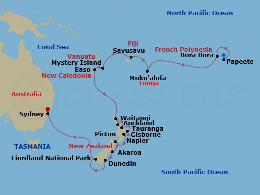 Cruise Map
