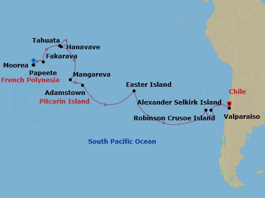 Cruise Map