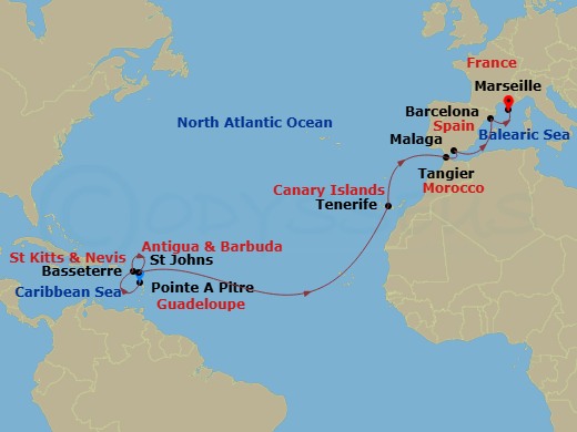 Cruise Map