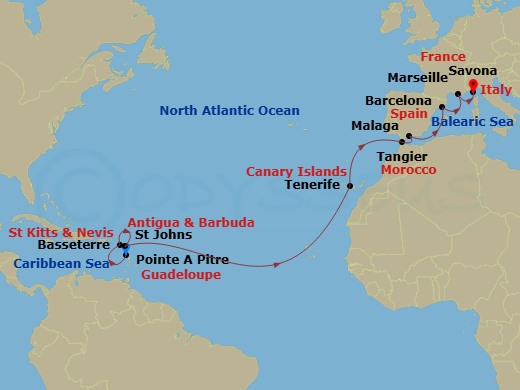 Cruise Map