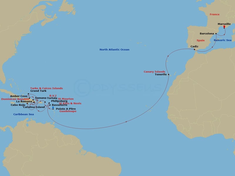 Cruise Map