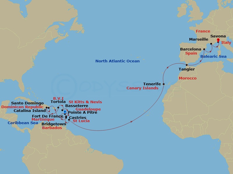 Cruise Map