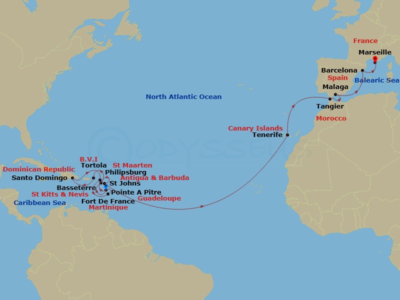 Cruise Map