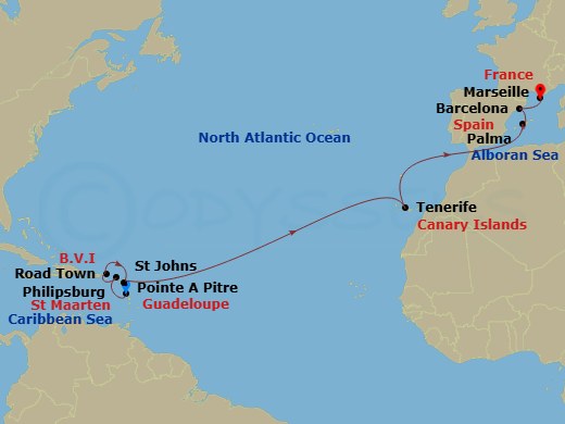 Cruise Map
