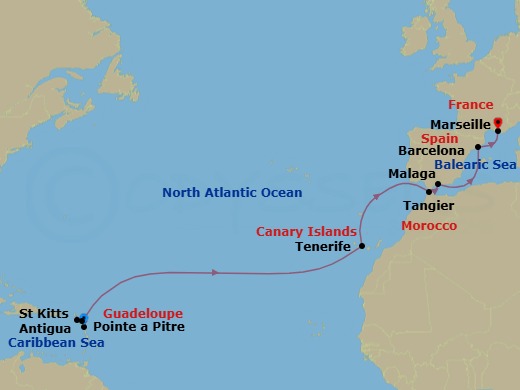 Cruise Map