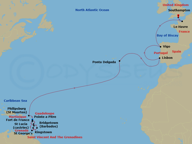Cruise Map