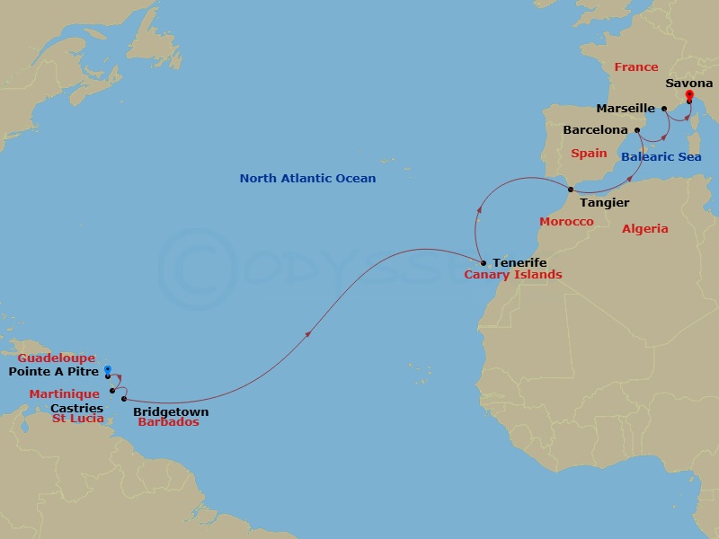 Cruise Map