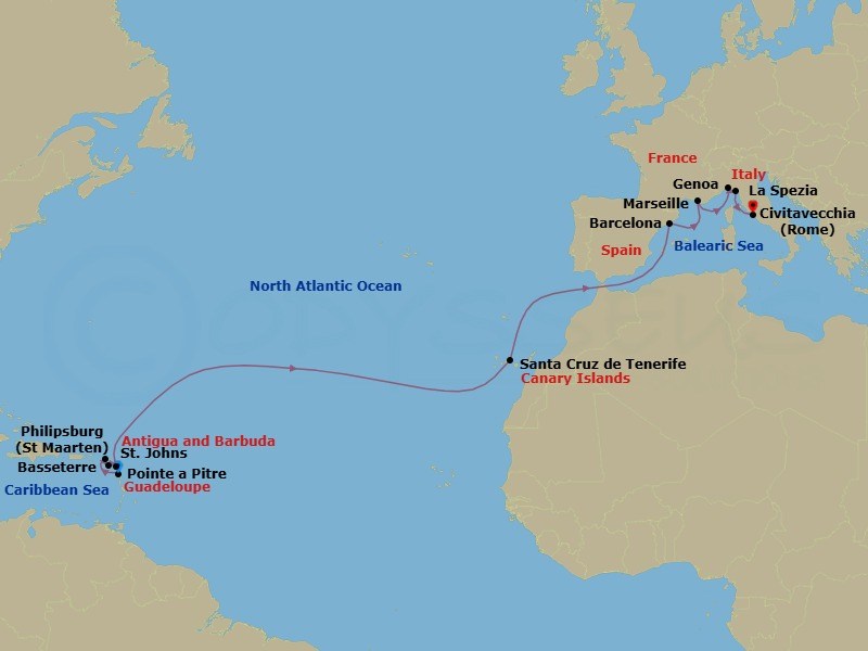 Cruise Map