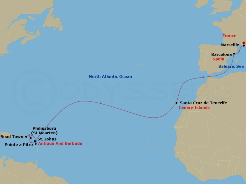 Cruise Map
