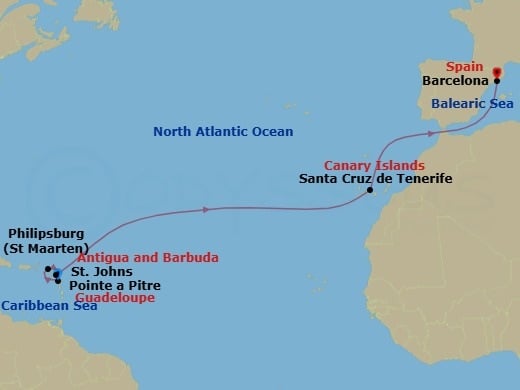 Cruise Map