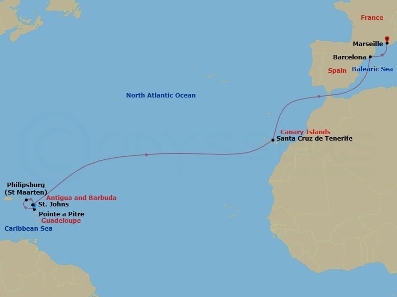 Cruise Map