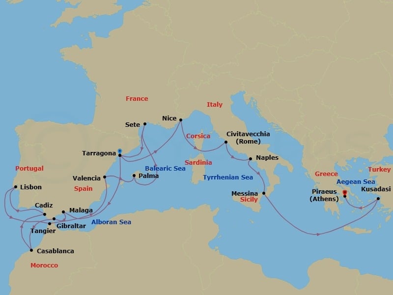 Cruise Map