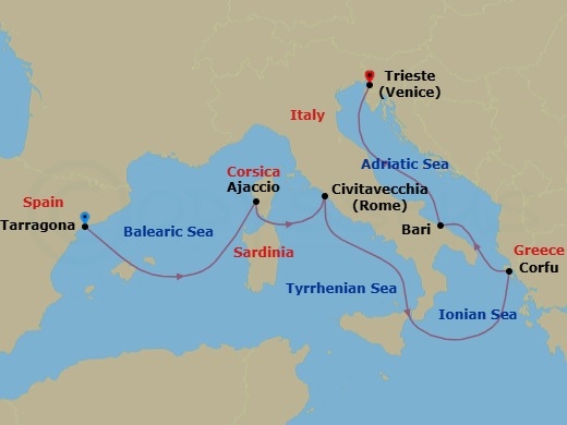 Cruise Map